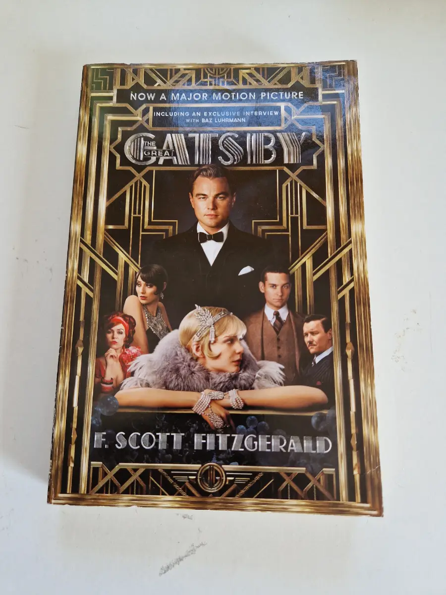 The Great Gatsby paperback book