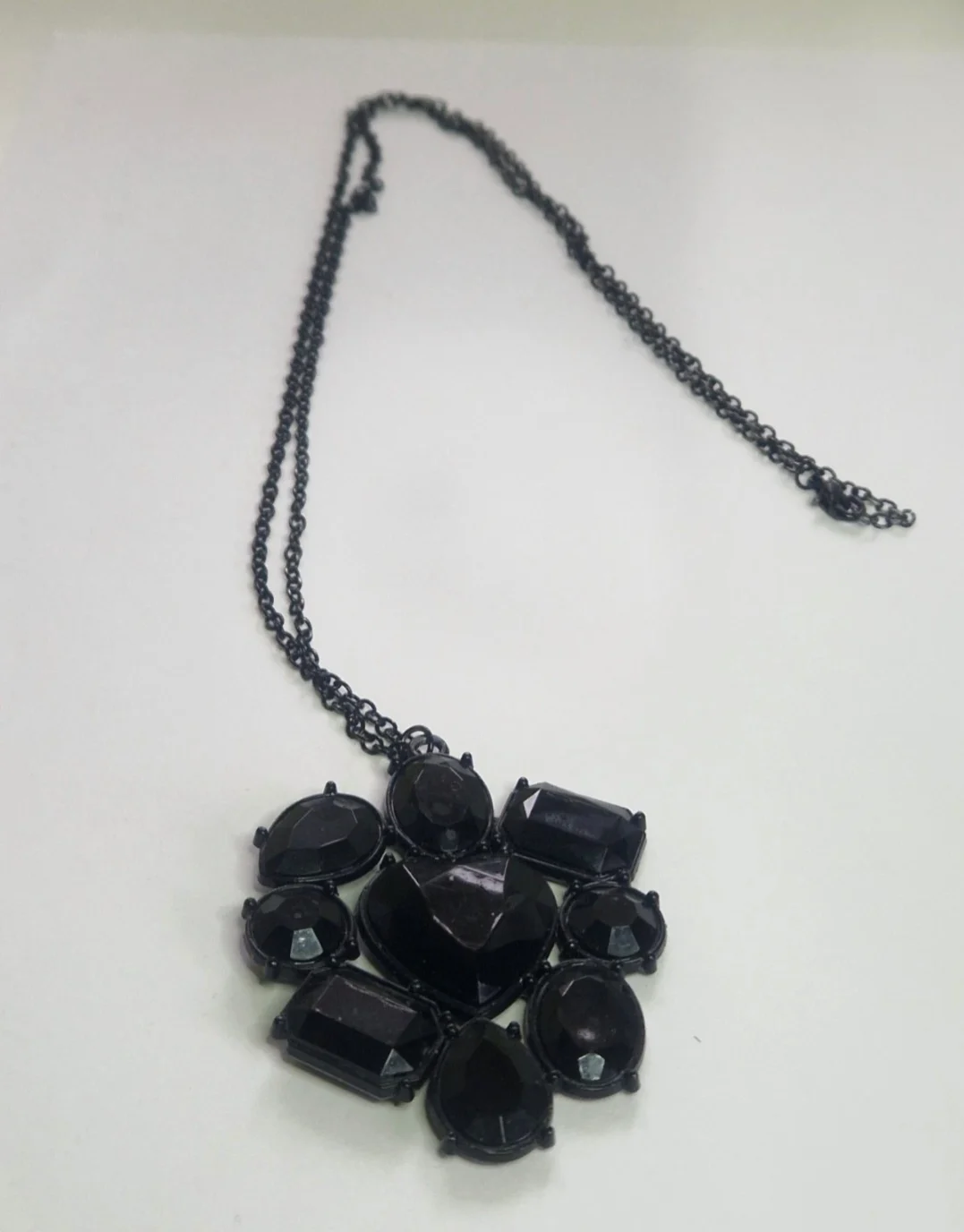 Gothic Black Statement Necklace