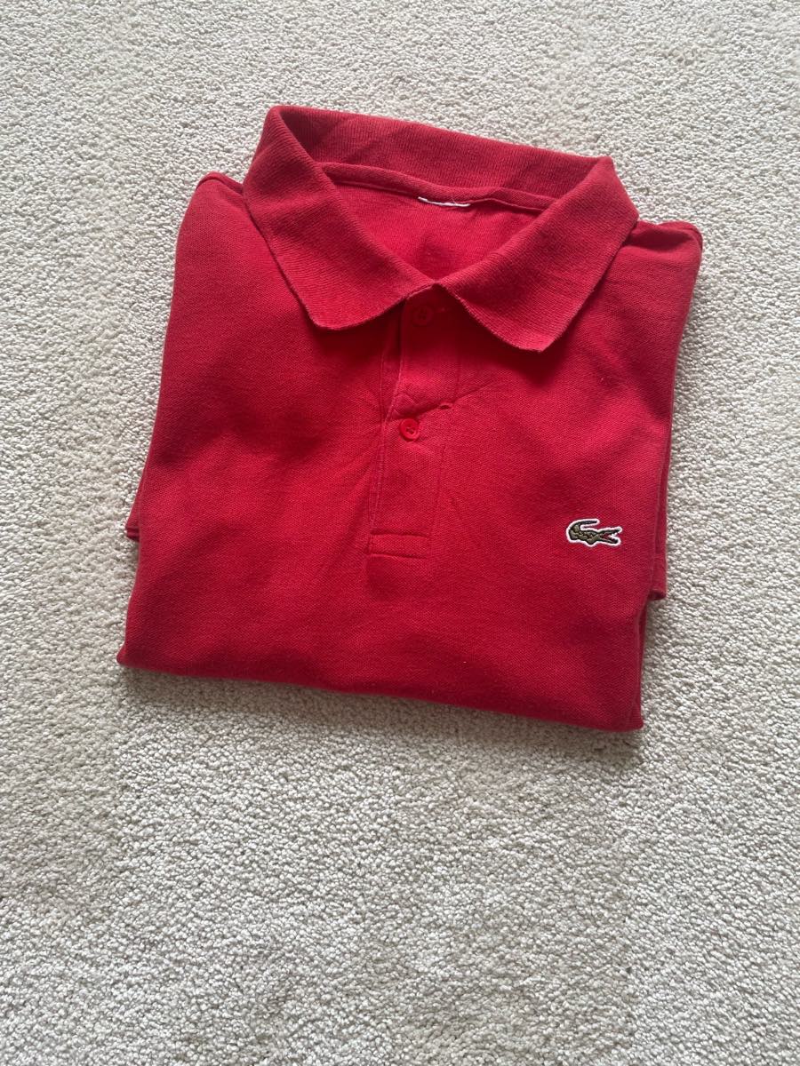 Mens Small Red Lacoste Polo Shirt- Great Condition