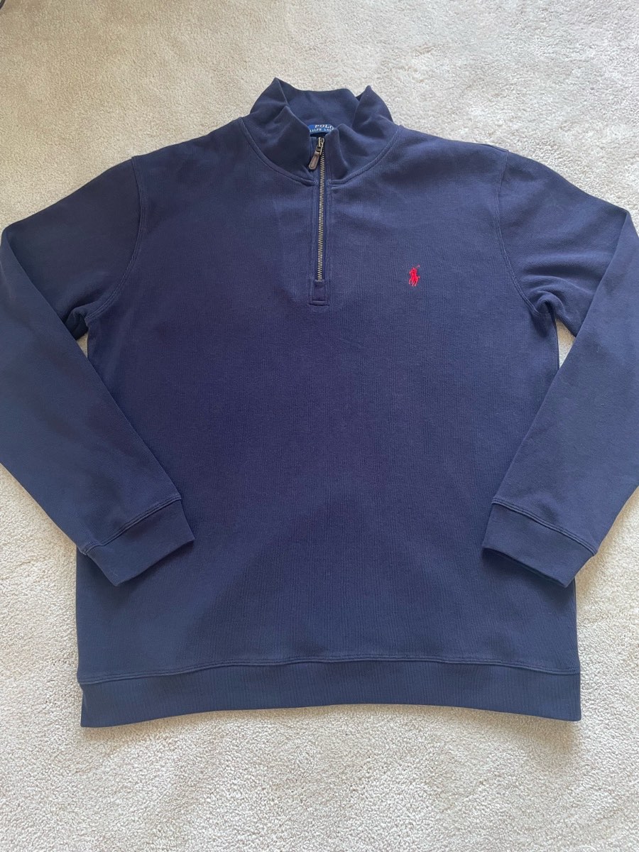 Men’s XXL Navy Ralph Lauren Quarterzip