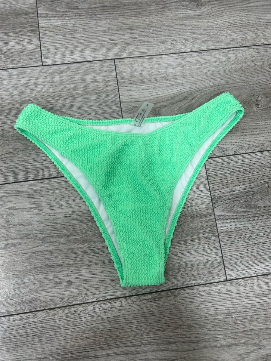Neon Green Bikini Bottoms – Size M – Brand New