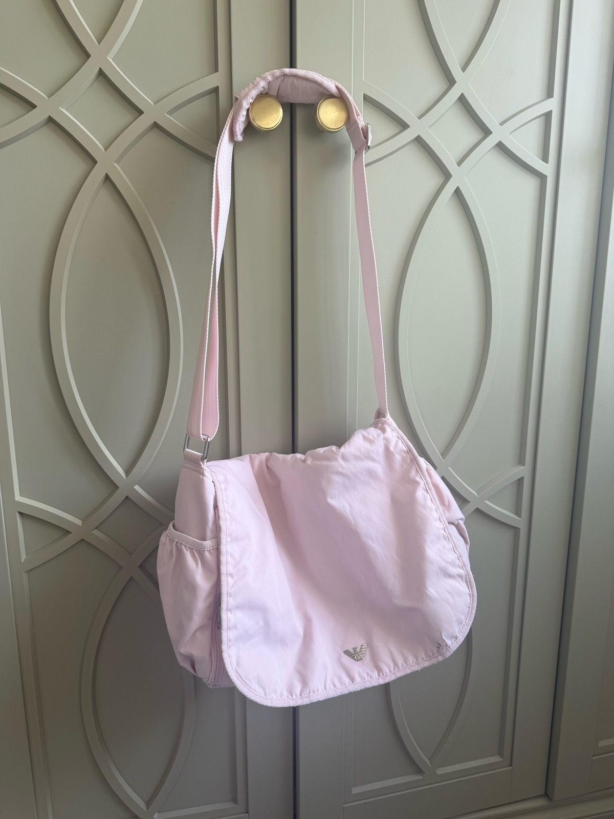 🚨 Used Emporio Armani Genuine (Childrensalon) Girls Pink Changing Bag 36cm RRP £290