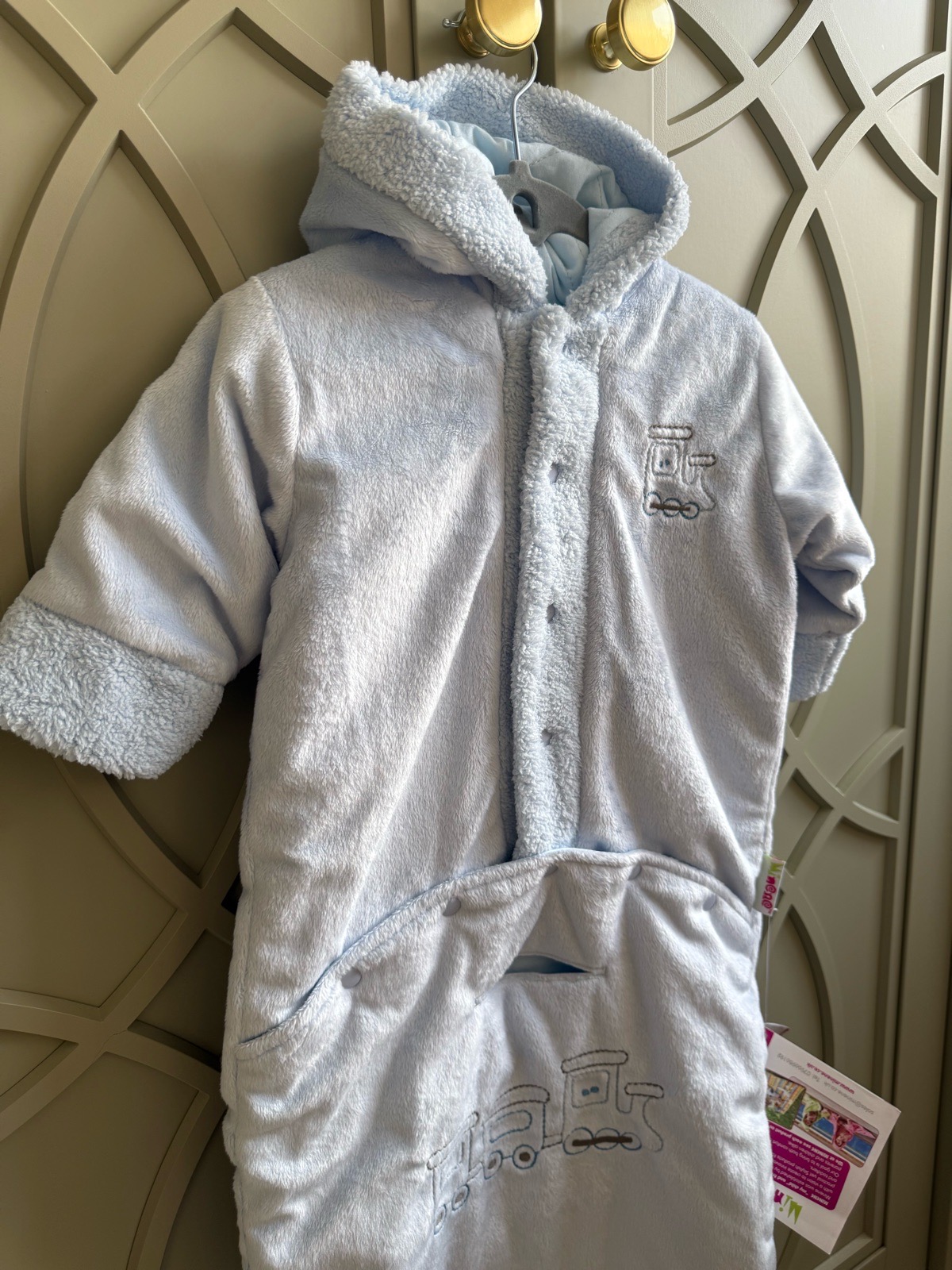 🚨BNWT Minene Ltd Blue Sleeping Bag Car Blanket Baby Boy 0-6 Months RRP £24