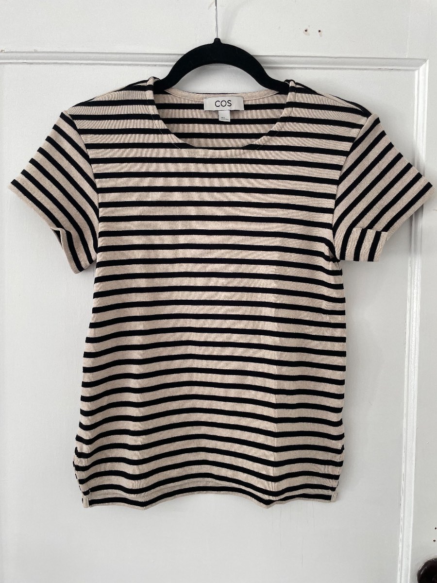 Cos striped top size small
