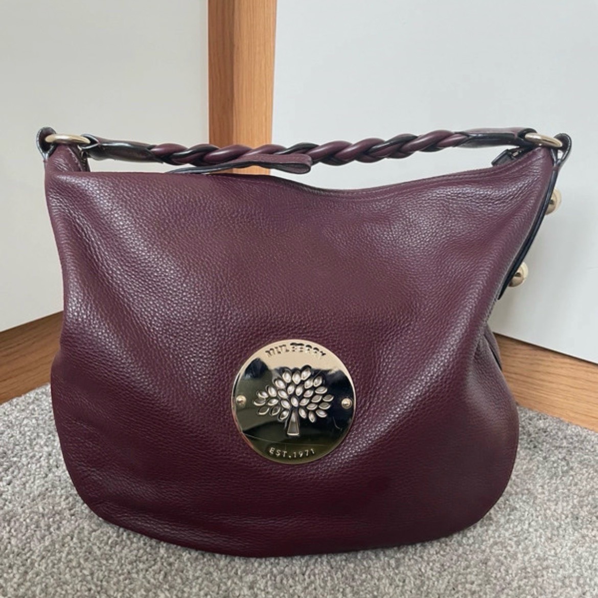 Mulberry Daria hobo in Oxblood