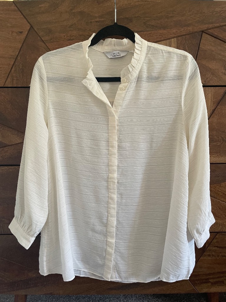 &Other Stories Cream shirt size 10