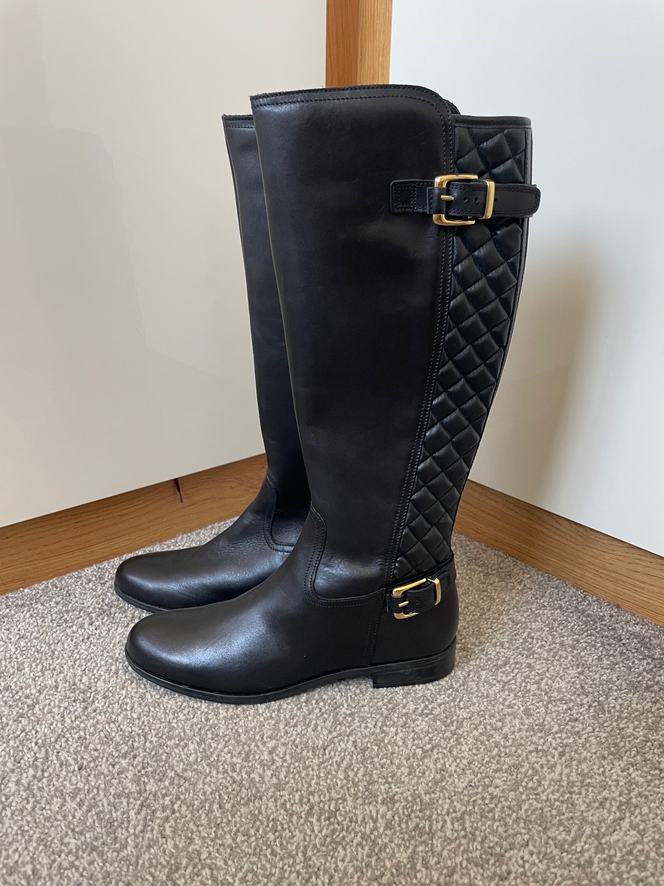 Office black boots size 7