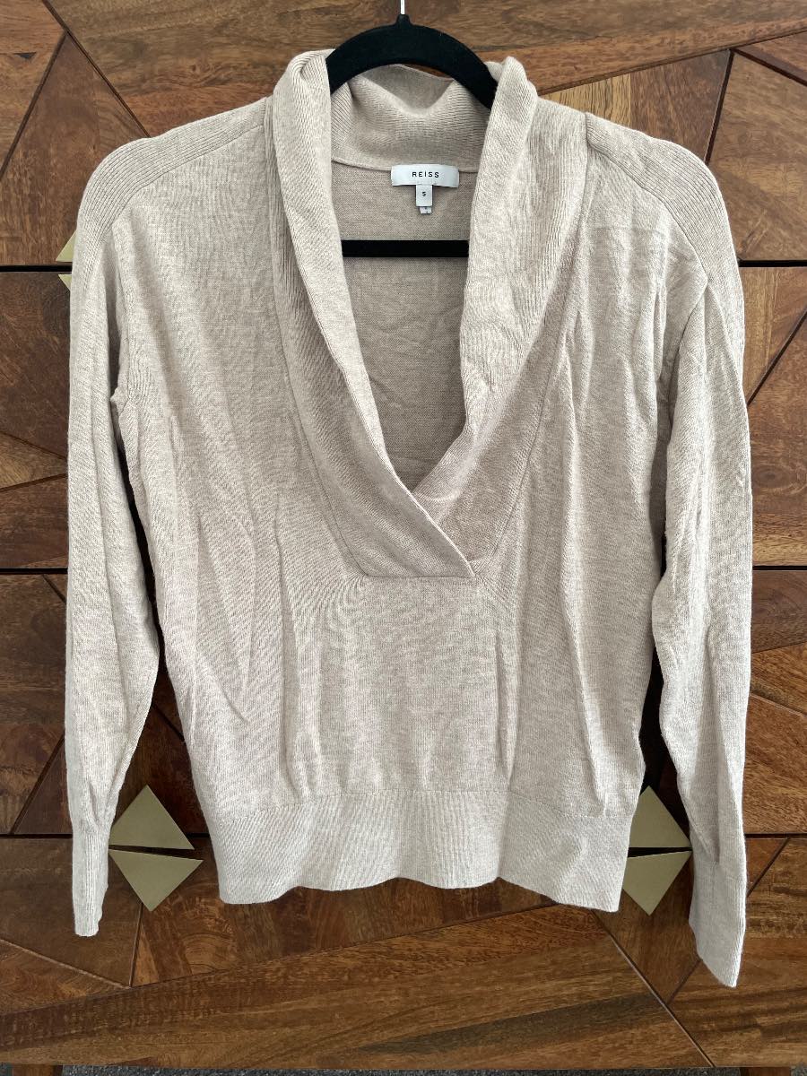 Reiss oatmeal jumper