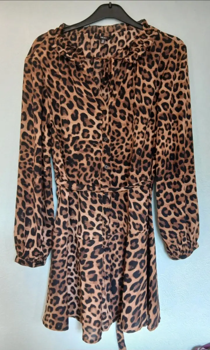 Leopard print dress from NEXT Size 14