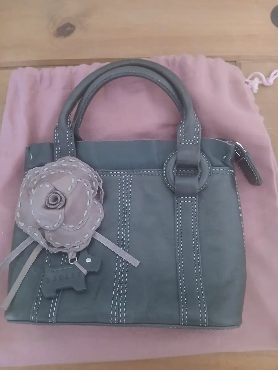 Green Radley bag with dust cover excellent condition