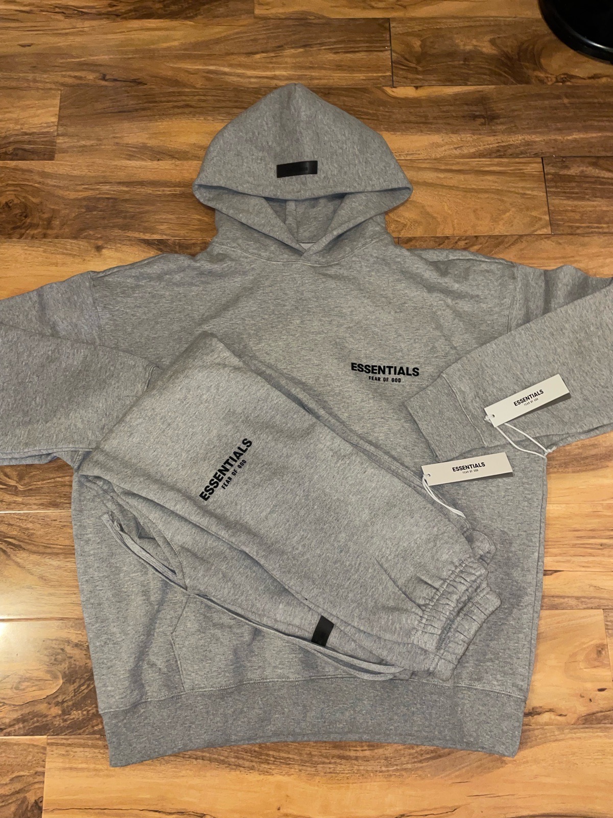 Essentials Mens Tracksuit Size L Grey