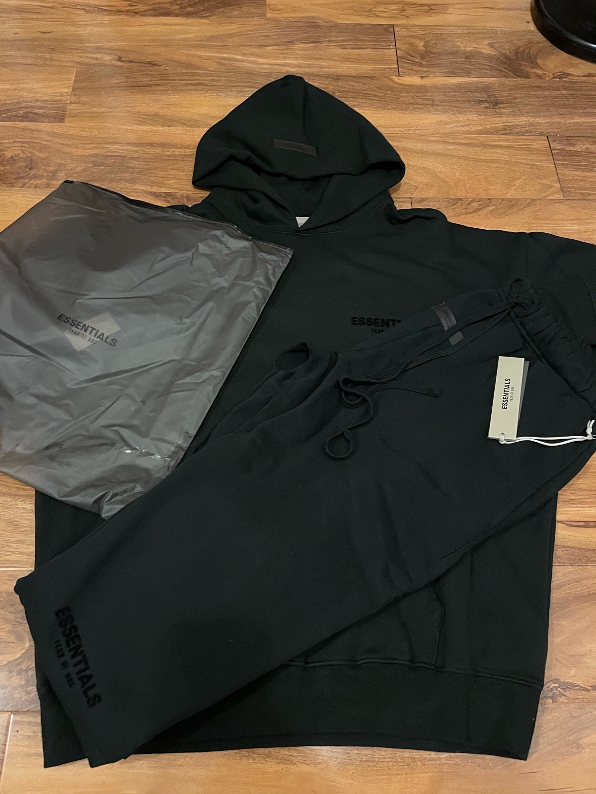 Essentials Tracksuit Mens Black
