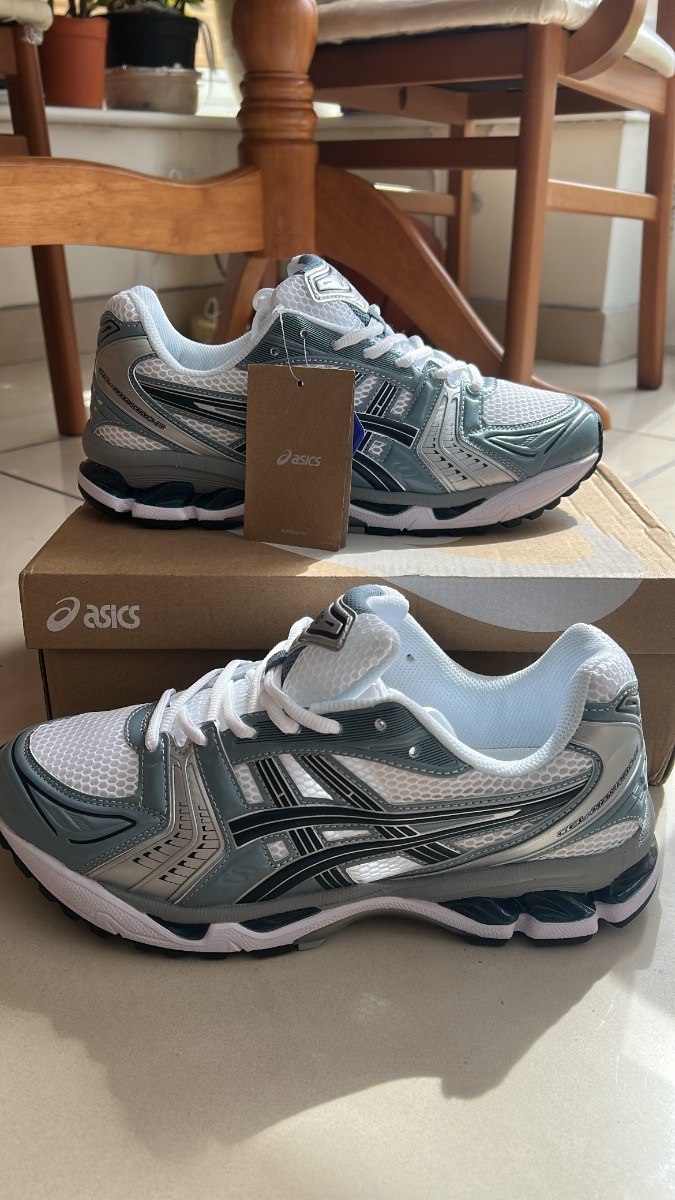 ASICS Gel Kayano 14 White Fjord Grey 9