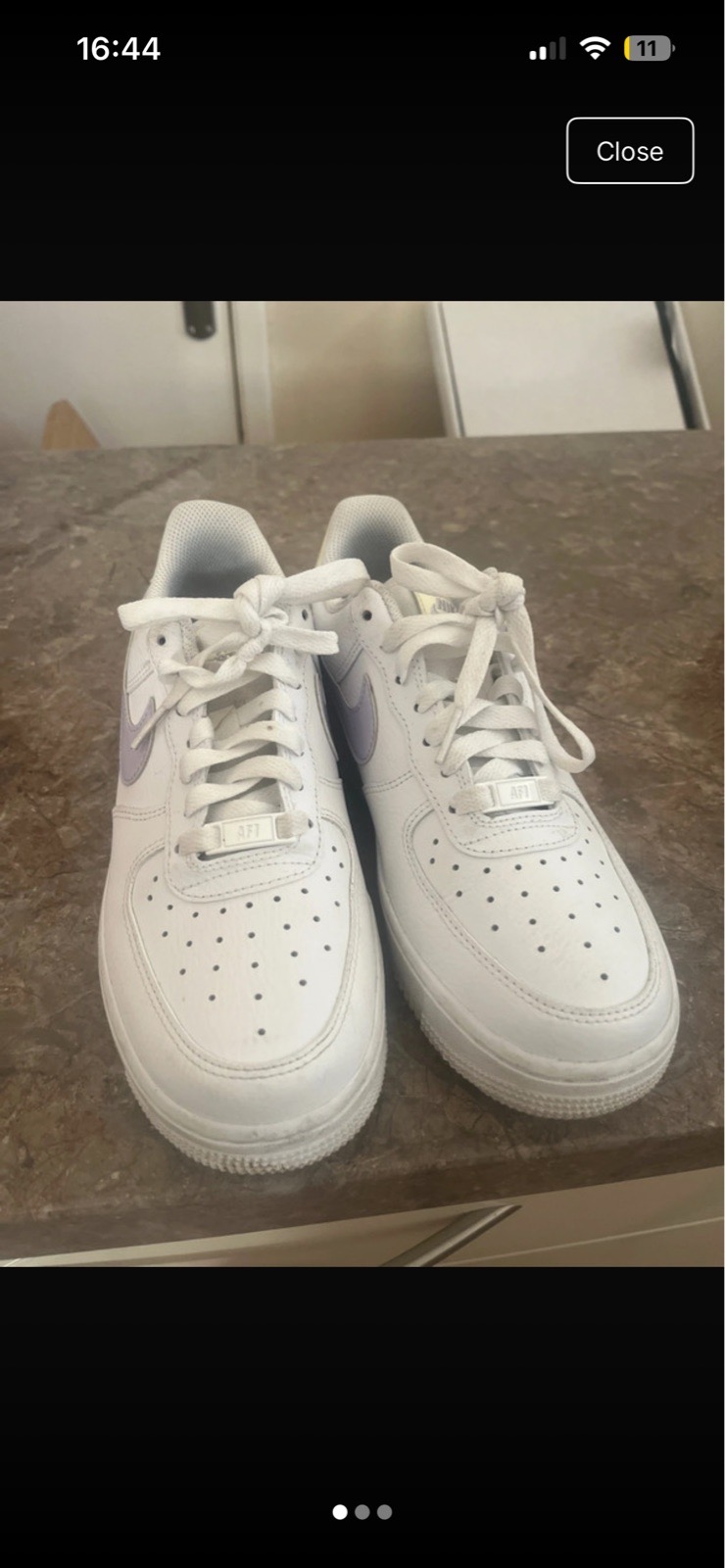 Nike air force size 5 lilac