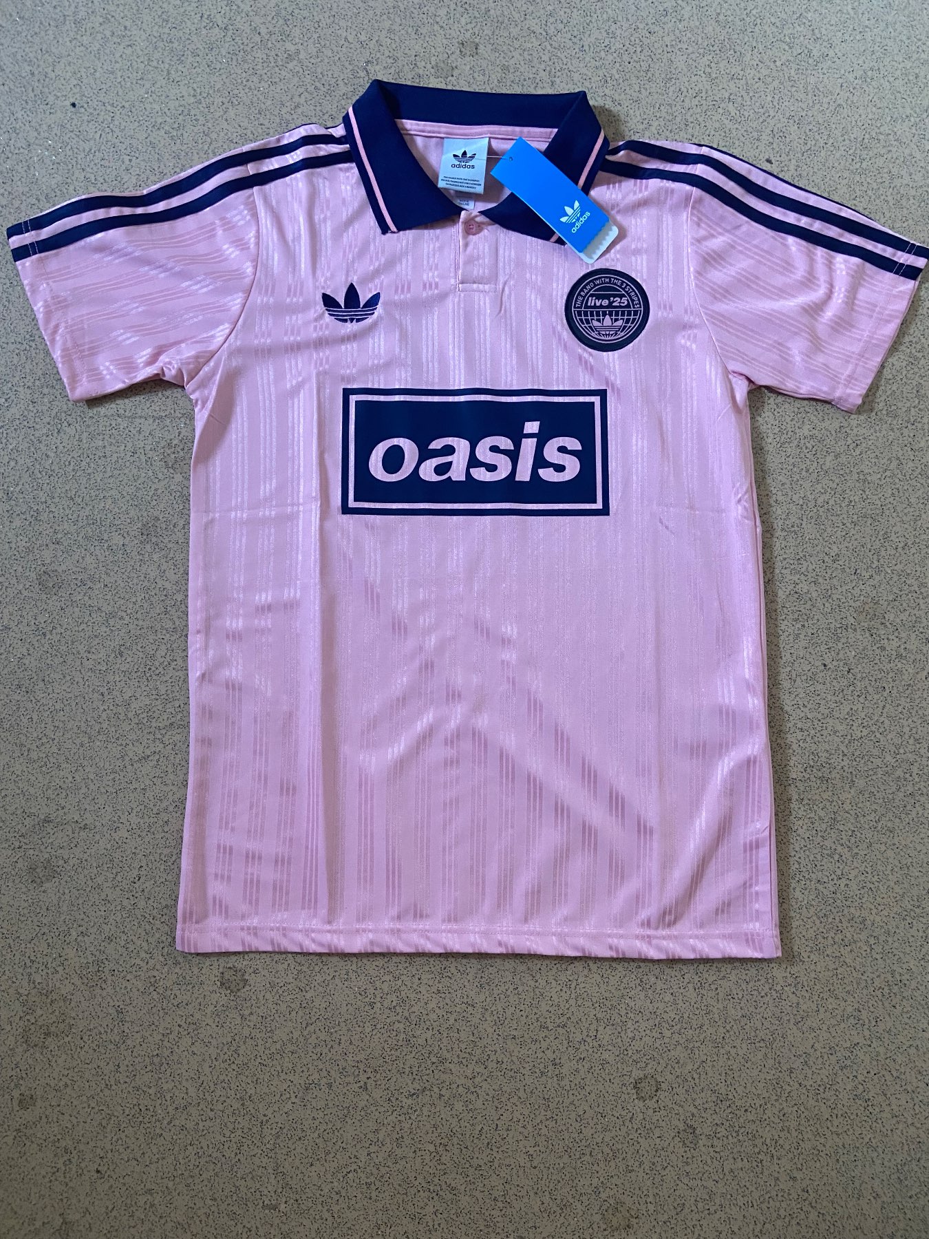 Oasis 2025 tour football shirt