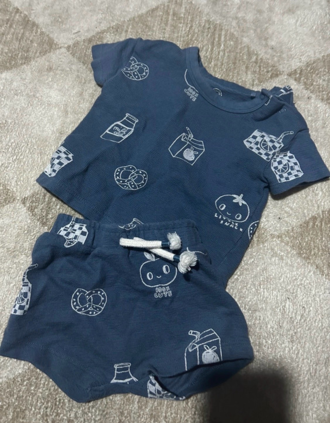 Baby boy up to 3 months next set shorts and top