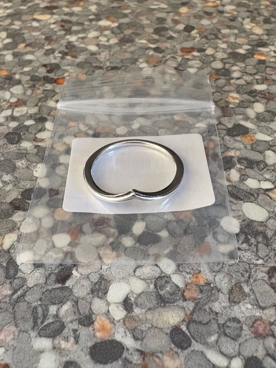 Pandora Polished Wishbone Ring Woman’s Size 58mm UK Q1/2 Silver 925 ALE