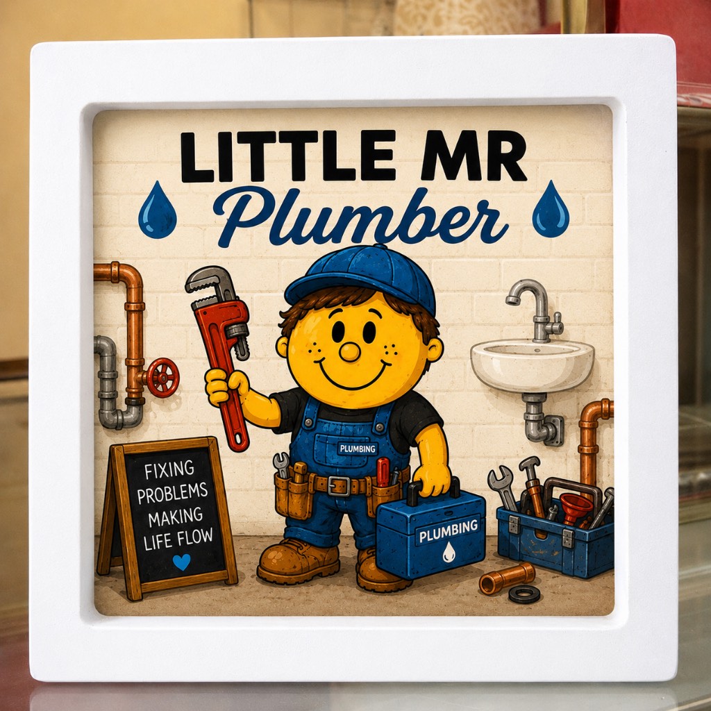 🚰 Little Mr Plumber Mini Frame 🚰