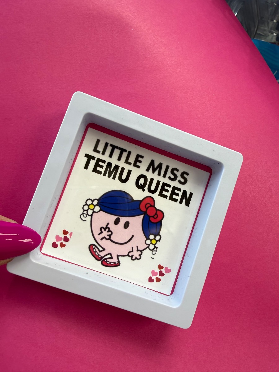 Little miss Temu queen mini frame