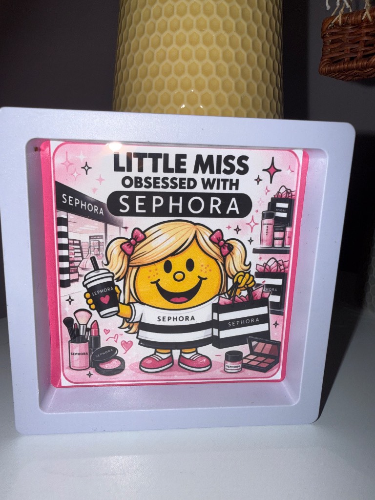 1 little Miss loves sephora mini frame 9cm x 9cm