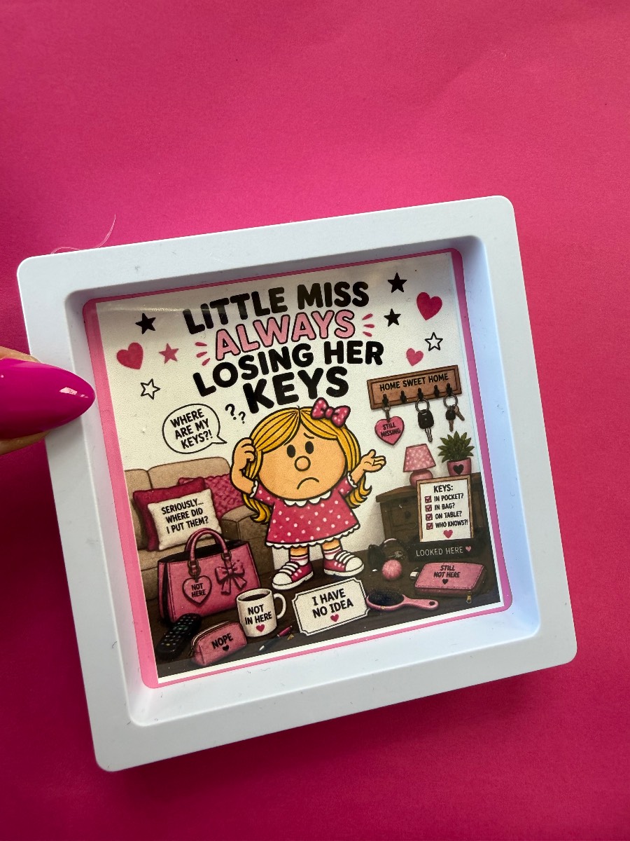 Little Miss Always Losing Her Keys Mini frame