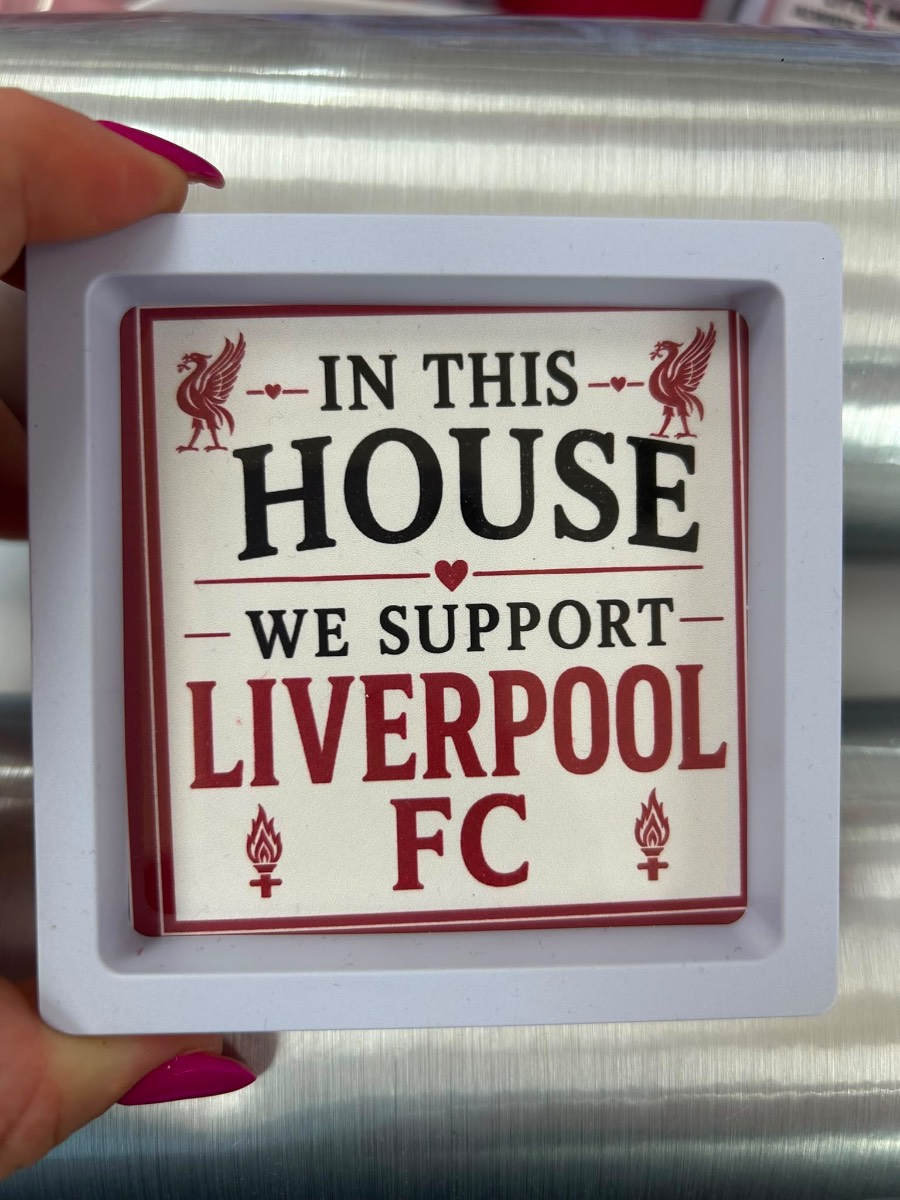 In this house we support Liverpool mini frame