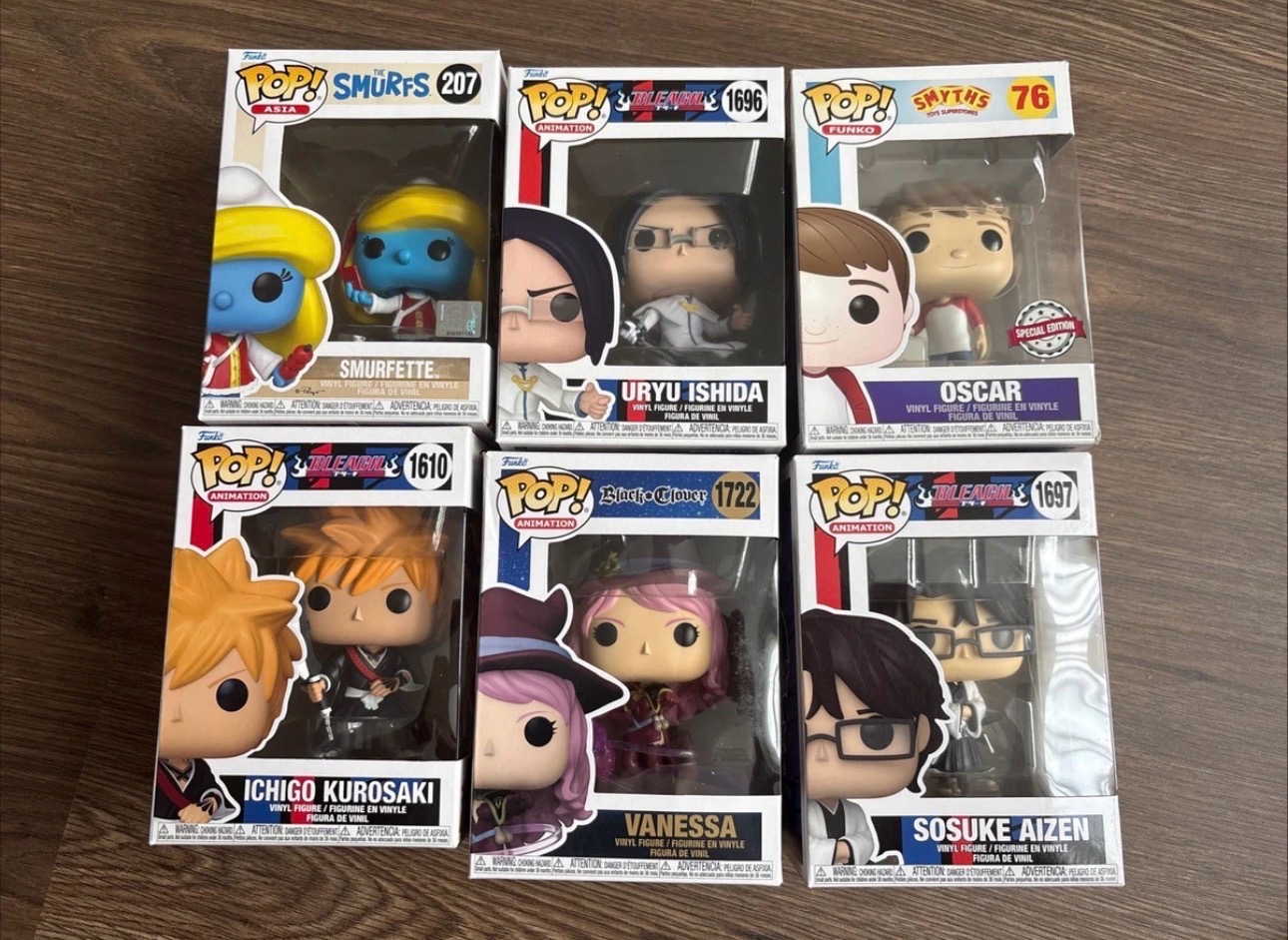 Funko pop bundle of Six