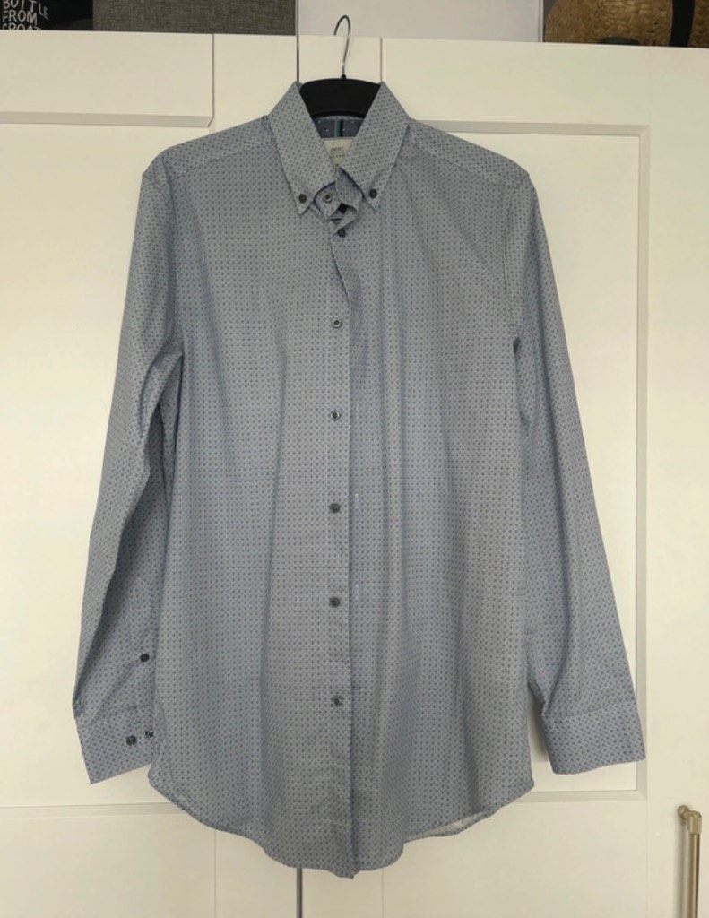 Next men’s Small / 15inch long sleeve smart shirt - Wedding guest / Prom