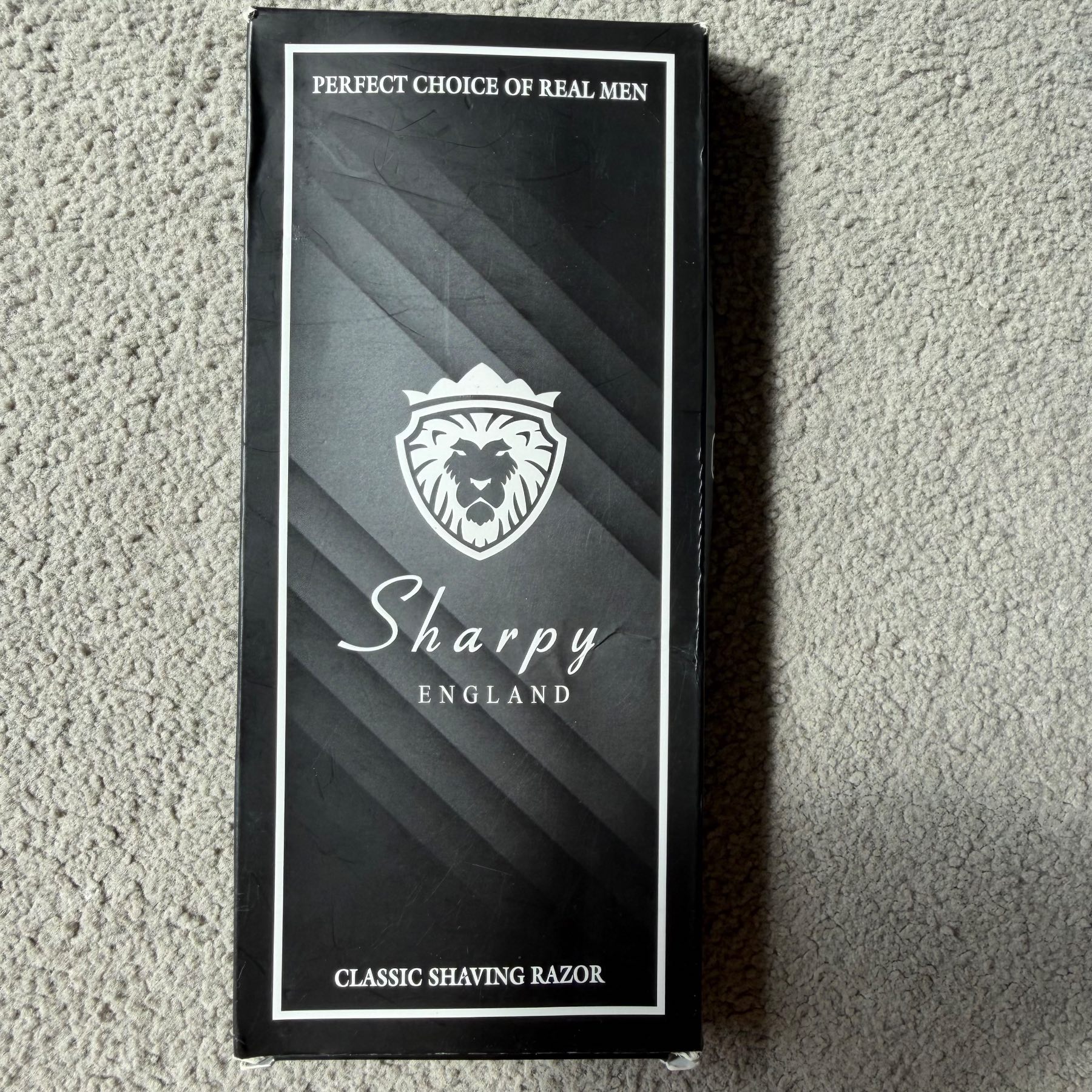 **Sharpy England Cut Throat Straight Razor Shavette Barber Shaving Razor \+ Pouch**