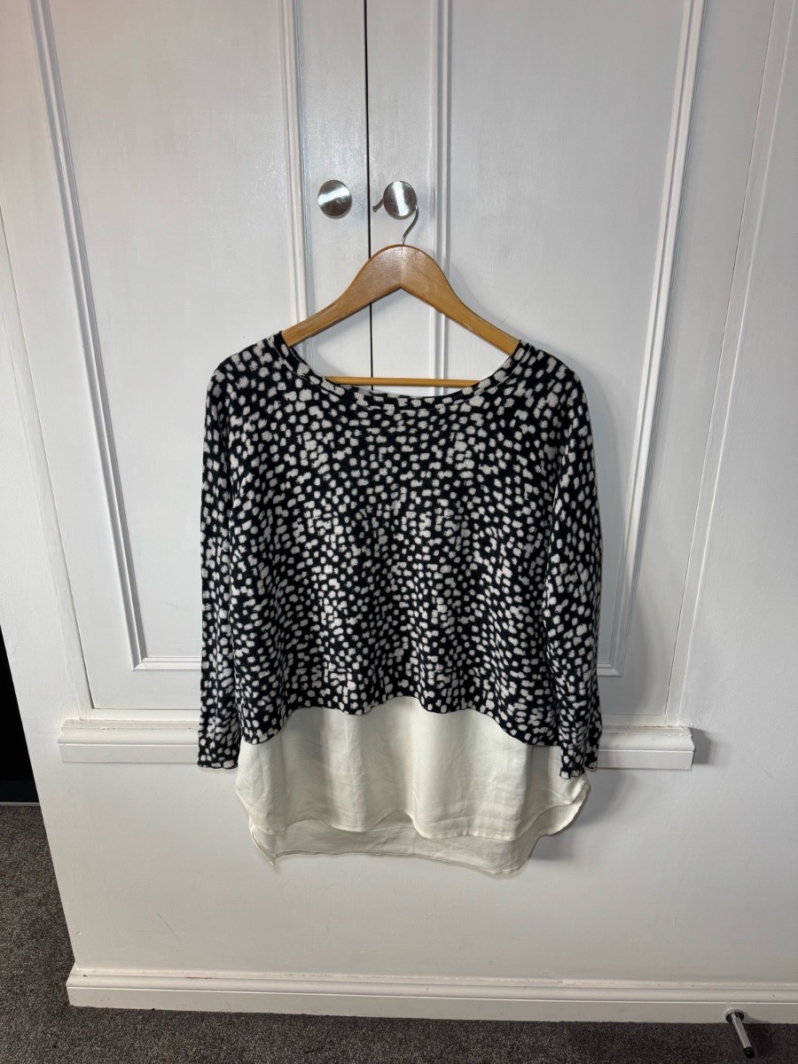 Joules Womens Spring Autumn Jumper Size UK 18  Ellenor Wool Thin Knit
