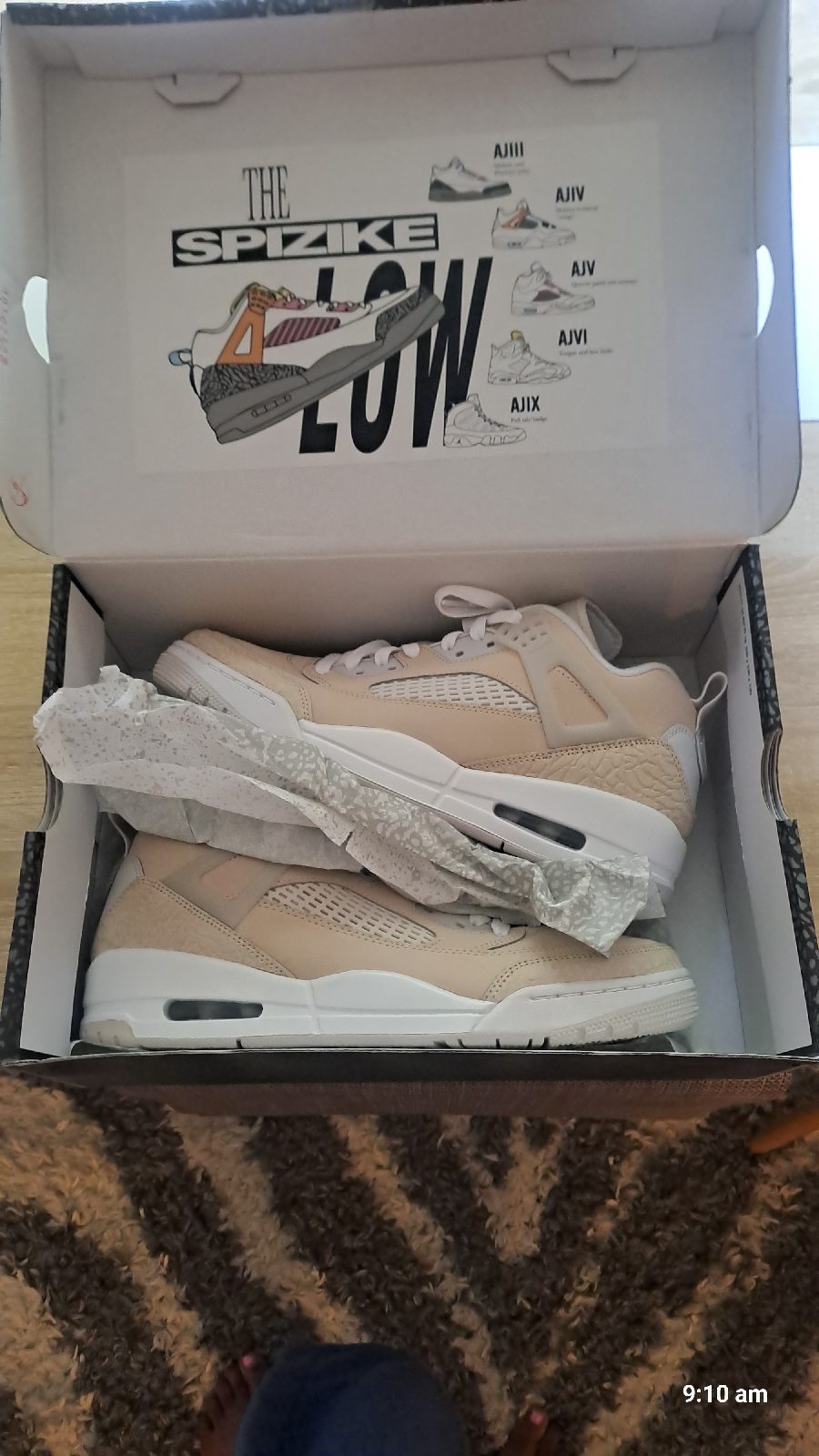 Air Jordan Spizikes sanddrift
