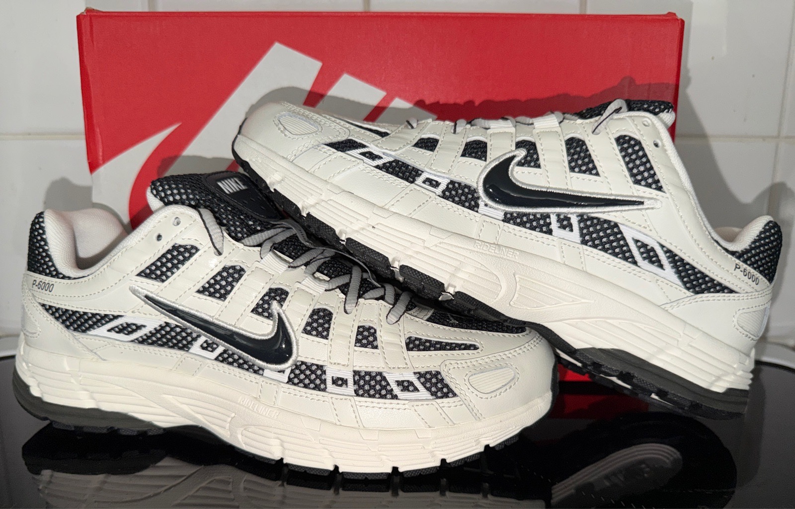 Nike P-6000 Sail/Off Noir - Medium Ash UK 6.5 BNIB