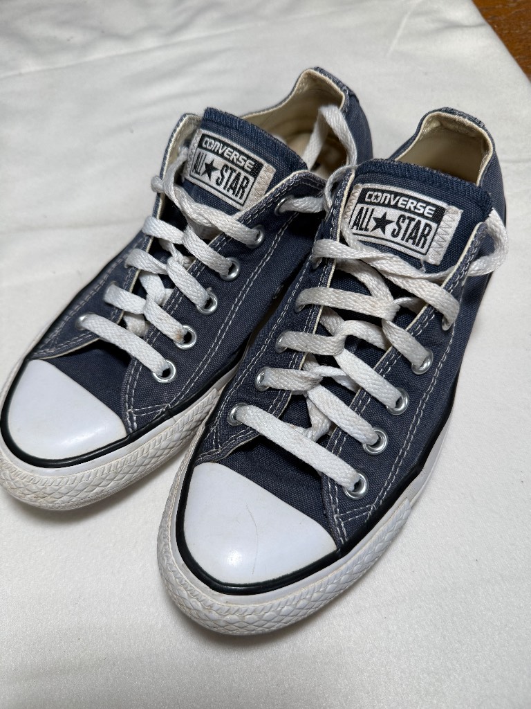 Converse All Star Low Top Trainers – Blue Grey Canvas – UK 5 / EU 37.5