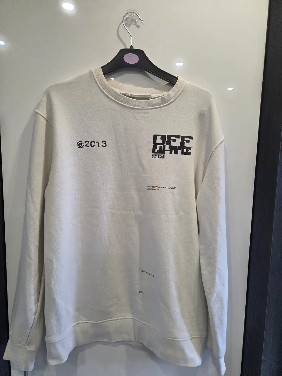 Off-White "Adam Is Eve" Oversized Sweatshirt / Jumper – Size L