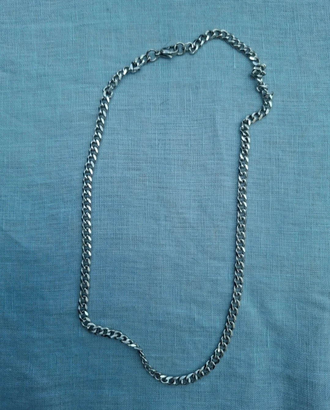 Men's Stainless Steel Silver Chain