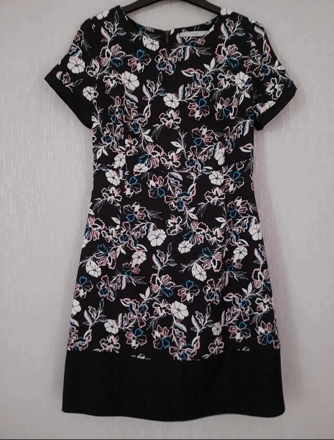Ladies Black Floral Dress