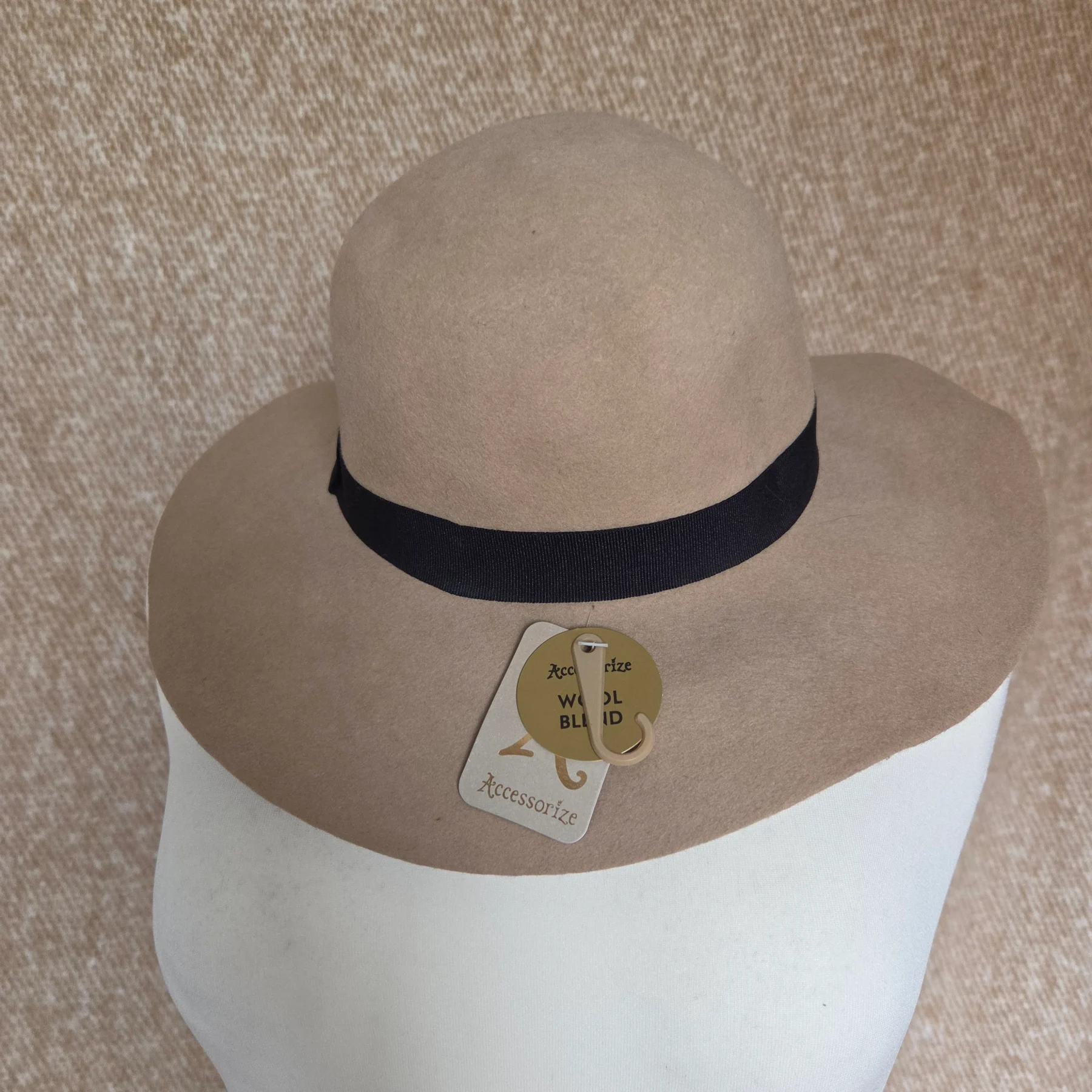 Accessorize wool wide brim hat