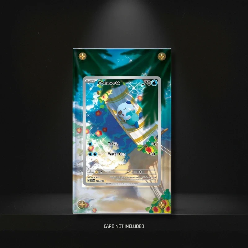 Oshawott 105/086 (Card Not Included) Extended Art Protective Display Case