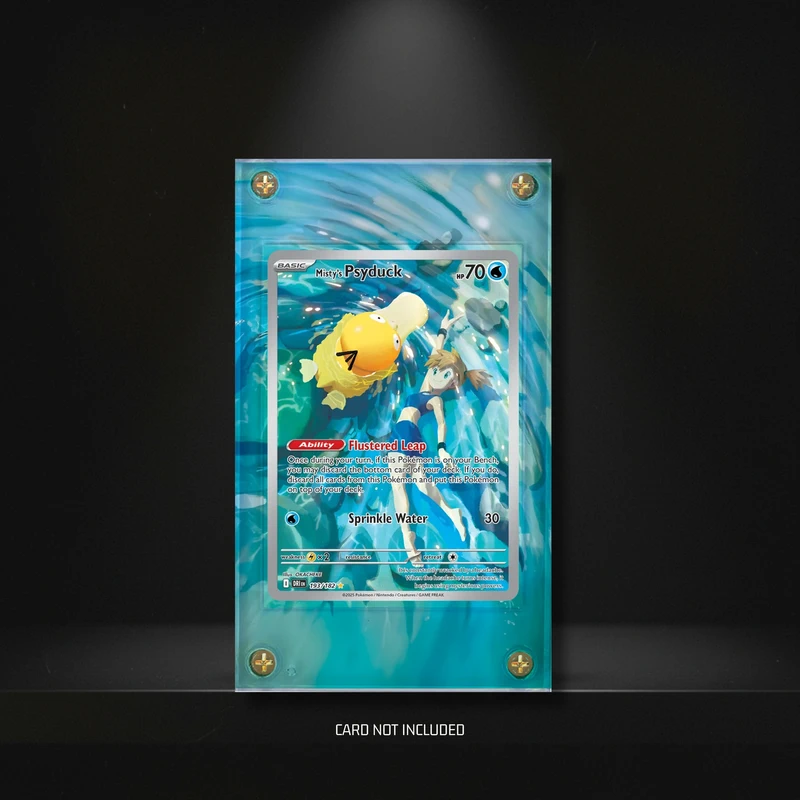 Mistys Psyduck 193/182  (Card not included)  Extended Art Display Case Destined Rivals
