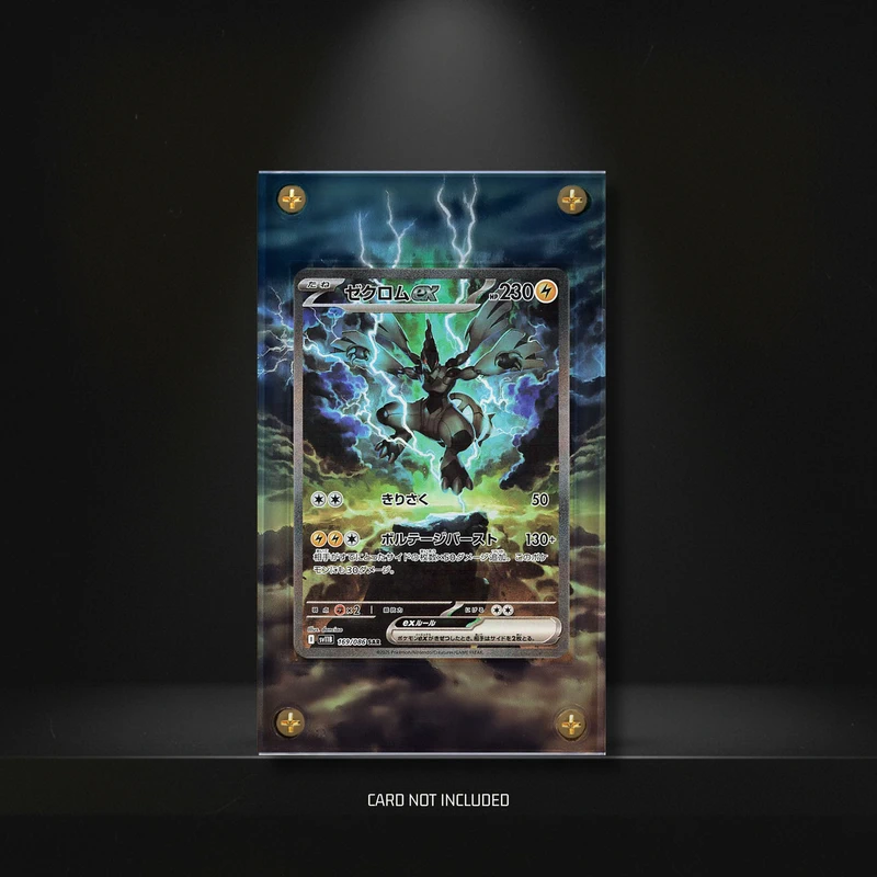 Zekrom Ex 166/086 (Card Not Included) Extended Art Display Case