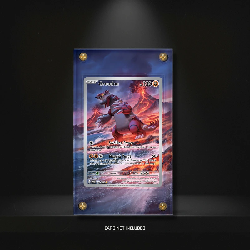 Groudon 199/182 (Card Not Included) Extended Art Display Case