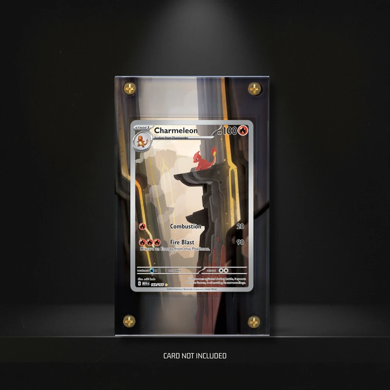 Charmeleon 169/165 (Card Not Included) Extended Art Display Case Screw