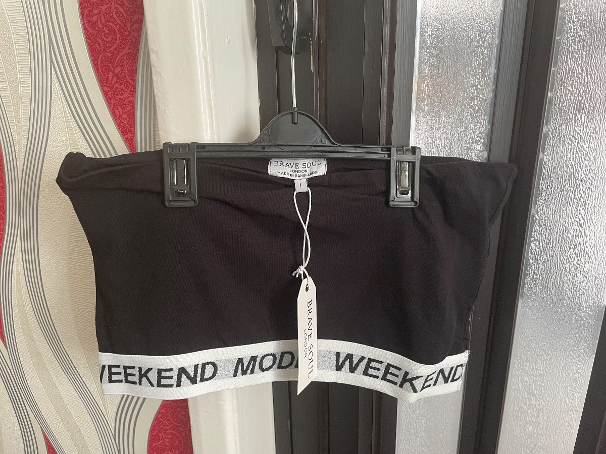 ladies 2 piece loungewear/gym set - brave soul - size 14