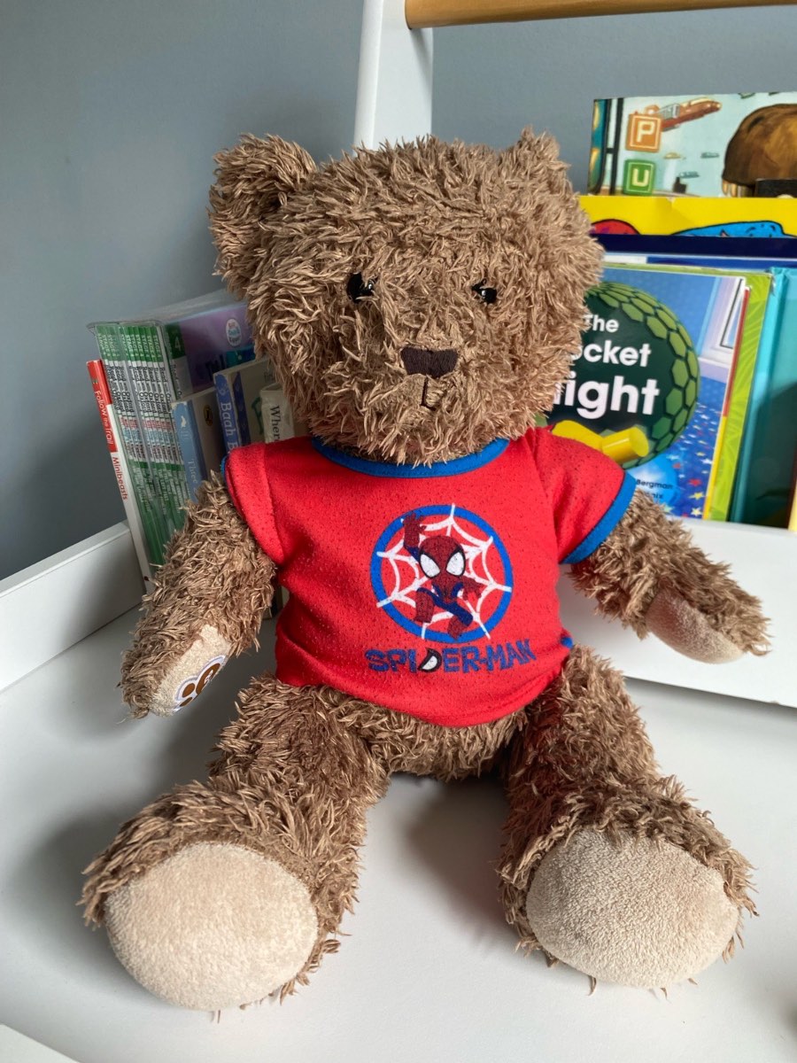 Build A Bear Brown Spider-Man Bear