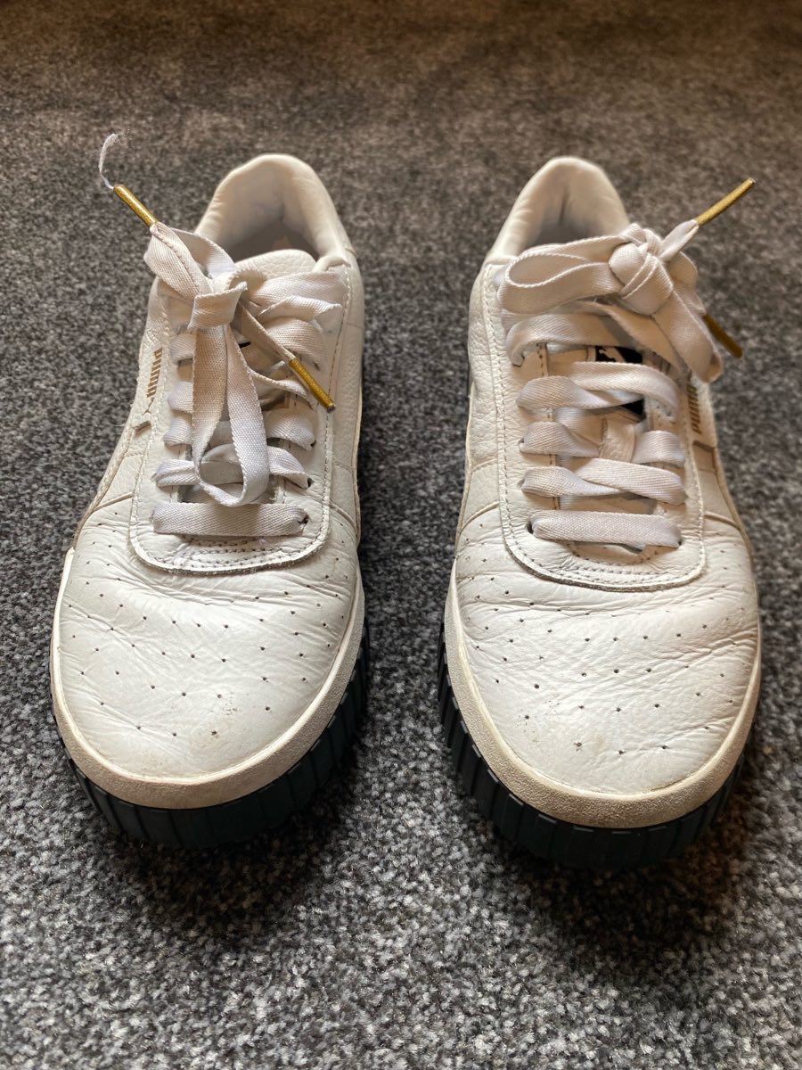 Puma Ladies White Trainers Size 6