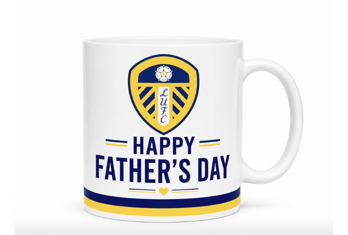 Happy Father’s Day Leeds Utd mug- new with mug
