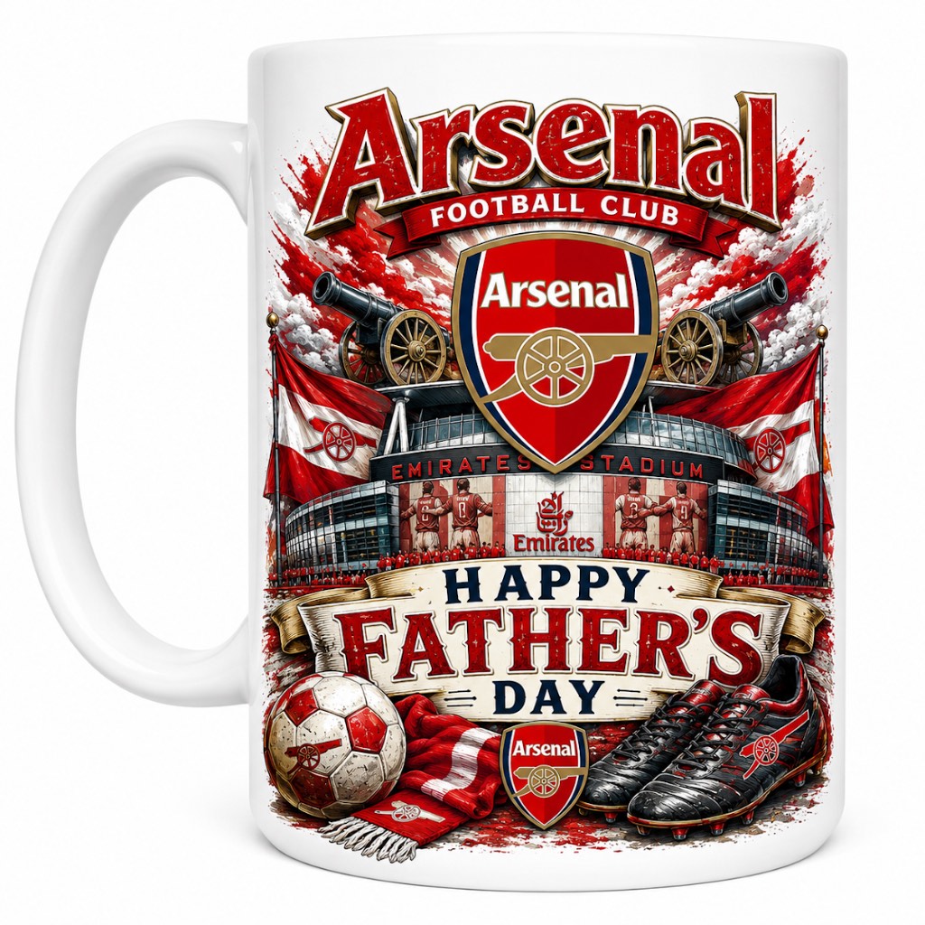 Happy Father’s Day arsenal mug - new with box