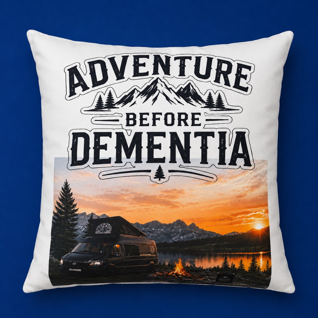 Adventure before dementia custom made cushion and cover