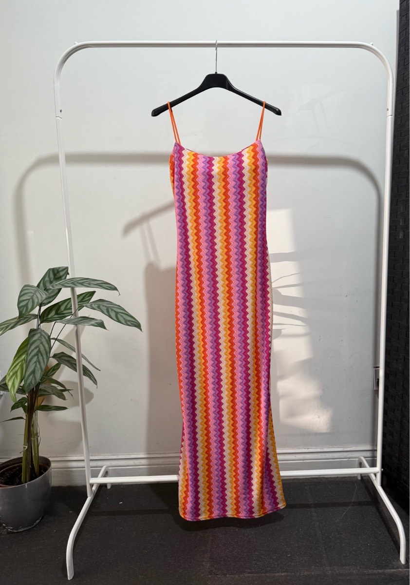Maxi Dress | ZigZag Design | One Size