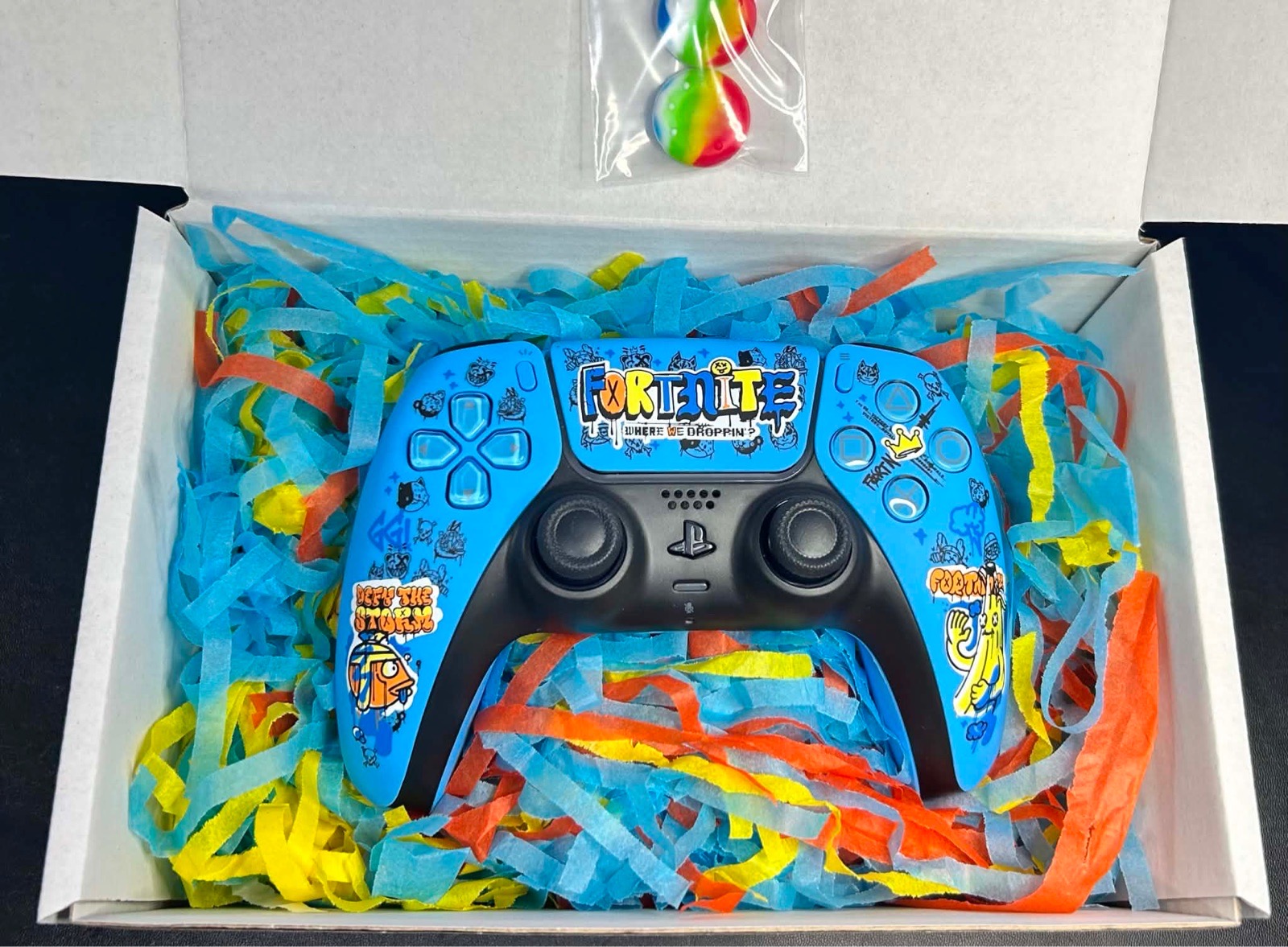 PS5 controller with Fortnite design